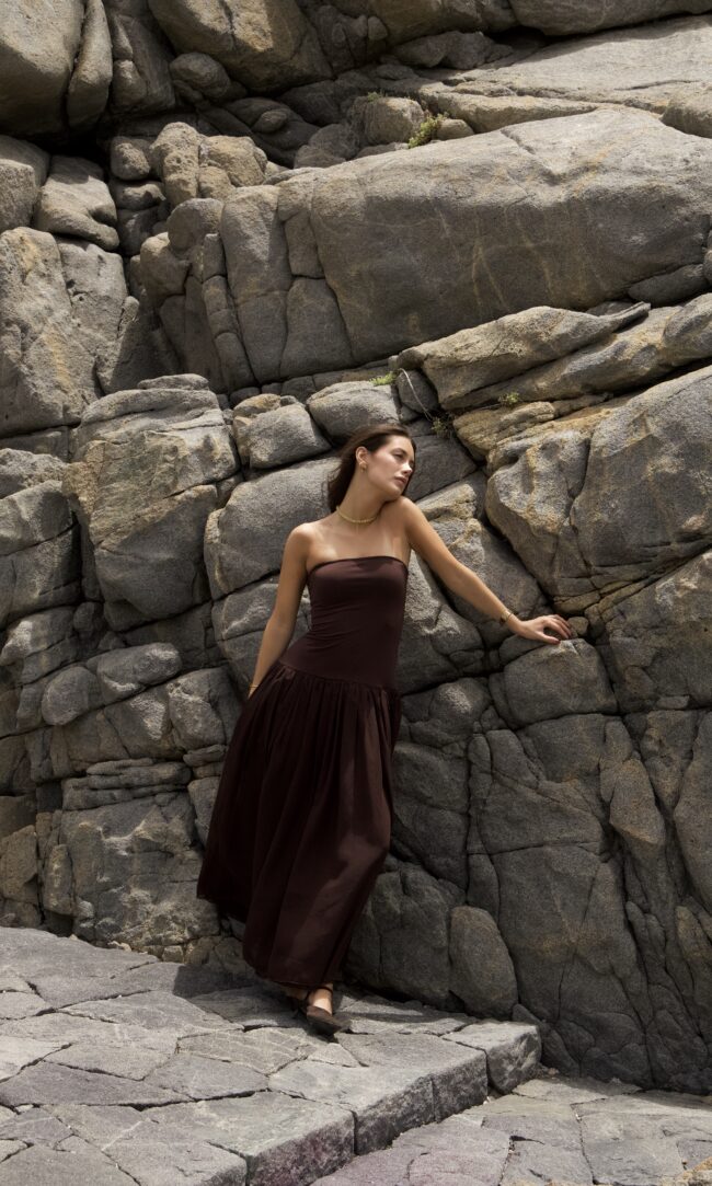 Vestido Menorca Café