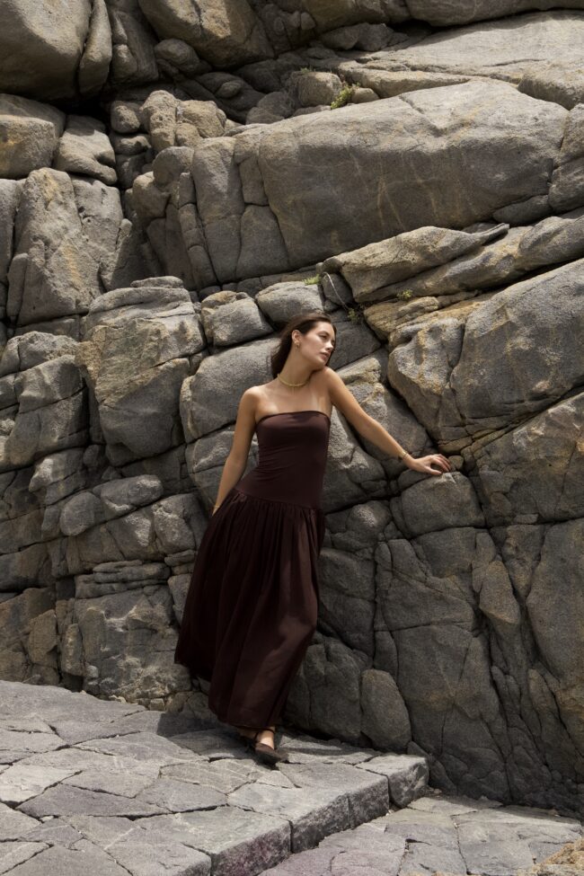 Vestido Menorca Café